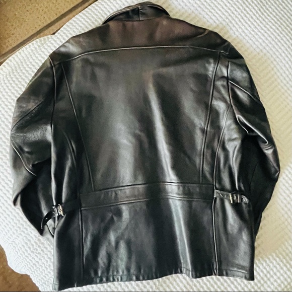 Le Collezioni Structre leather jacket sz. M - Picture 7 of 8
